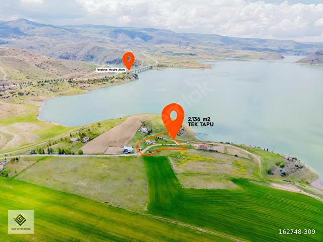 FİYAT DÜŞTÜ !!! BARAJ MANZARALI - 2.136m² TEK TAPU SATILIK ARSA - Görsel 9