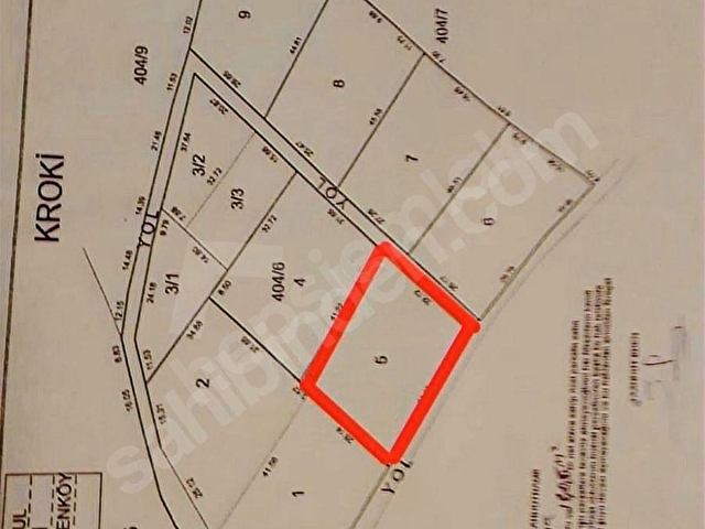 Silivri Değirmenköy Satılık 1405 m2 arazi - Görsel 3