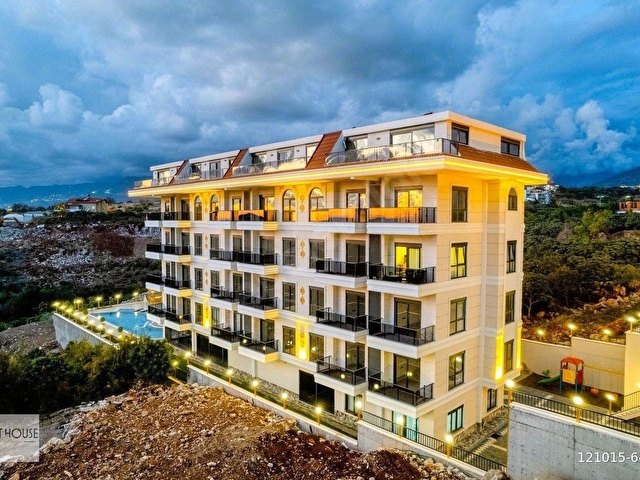 ALANYA KESTEL 3+1 FUL DENİZ MANZARA MUHTEŞEM SATILIK PENTHOUSE - Görsel 28