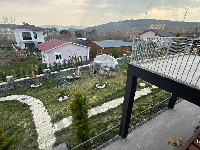 ÇATALCA SUBAŞINDA 650 M2 FULL DEKORLU SATILIK LÜKS EŞYALI VİLLA - Görsel 9