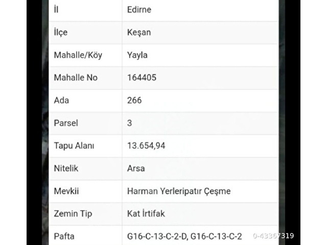 Satılık Arsa