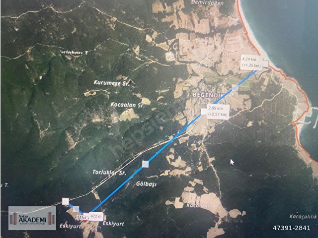 İĞNEADA BEĞENDİK TE SATILIK 4890 M2 ARAZİ - Görsel 7