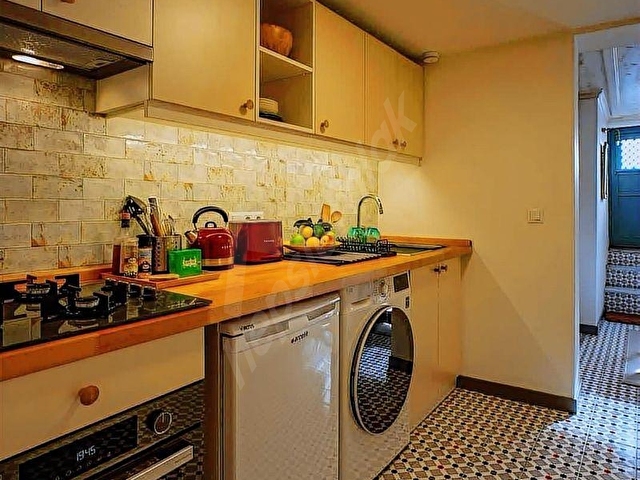 1+1 lüks Tescilli Tarihi Türk Mimarisi modern ve Nostaljik tasarımlı kiralık ev