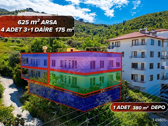 ALANYA ELİKESİK MAHALLESİNDE SATILIK KOMPLE BİNA & DEPO - Görsel 2