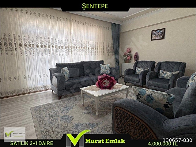 MURAT İNŞAAT EMLAKTAN ŞENTEPE  MAHELLSİNDE SATILIK FULL YAPILI 3+1 DAİRE - Görsel 13