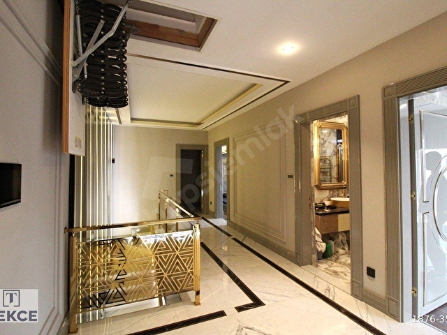 İnegölde Kapalı Yüzme Havuzlu Eşyalı Asansörlü Villa | TEKCE - Görsel 28