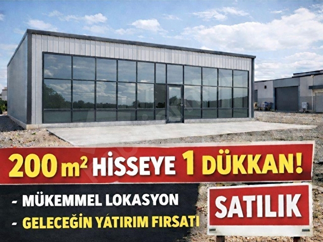EYMENDEN SANAYİ İMARLI DÜKKAN GETİRİLİ 200 M² HİSSE TAPU ARSA