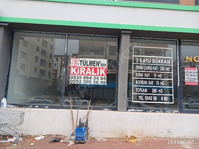 TÜLMENDEN KİRALIK DÜKKAN