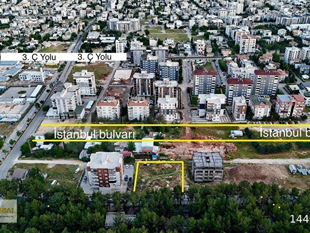 CUMHURİYET MAHALLESİNDE SATILIK 1510 M² MÜSTAKİL TAPULU ARSA - Görsel 5