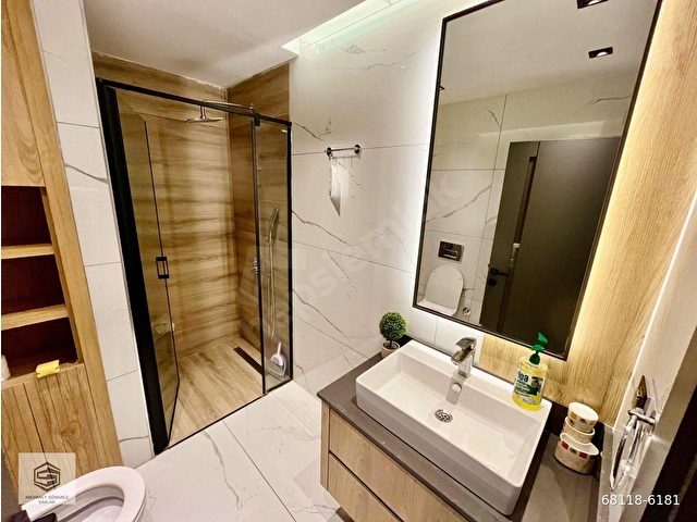 Kundu Turizm Yolu Glory Life Evleri 1+1 Mobilyalı Bahçe Katı - Görsel 20
