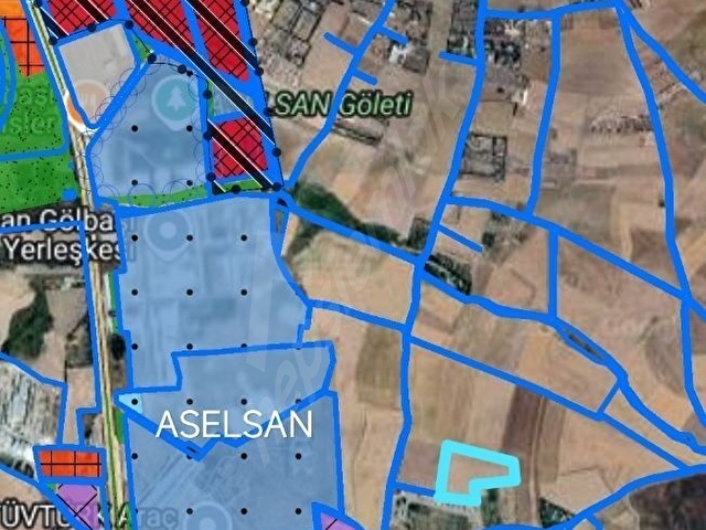 Mükemmel konumda satılık bahçe ASELSAN yanı