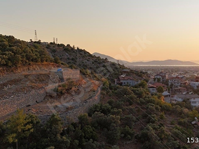 FETHİYE KARAÇULHA TEPE SİTELERİ YAKINI MUHTEŞEM MANZARALI 1275 M2 TARLA - Görsel 3