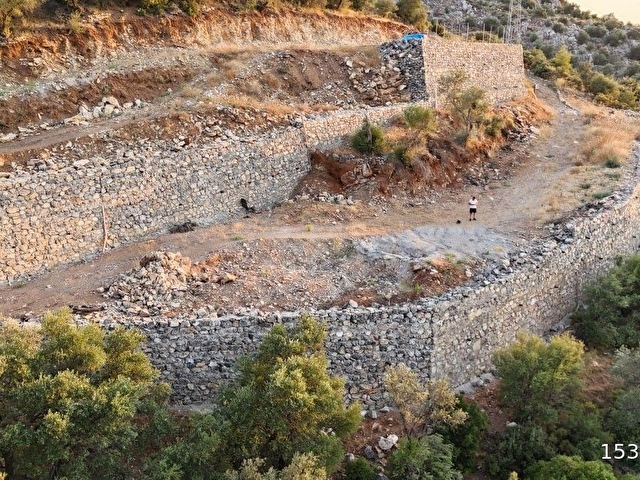 FETHİYE KARAÇULHA TEPE SİTELERİ YAKINI MUHTEŞEM MANZARALI 1275 M2 TARLA - Görsel 4