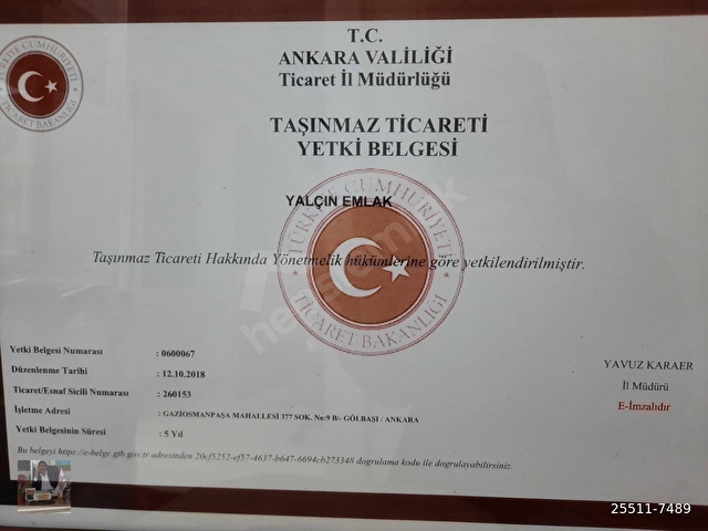 YALÇINDAN HACILARDA DA 750 M2 VİLLA ARSASI ACİL 4.400.000 tl - Görsel 3