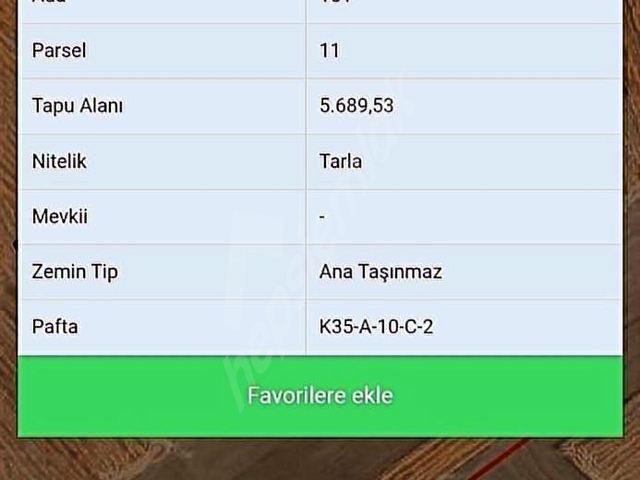 KARACA GAYRİMENKUL DEN SATILIK TARLA BÜNYAN BURHANİYEDE - Görsel 2