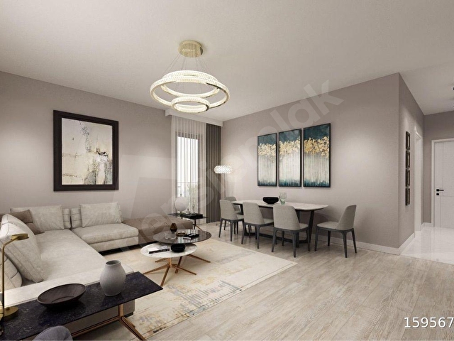 FIRSAT !..GİGA ÇANKAYA SİTESİNDE 1.KATTA SIFIR 3+1 LÜKS DAİRE - Görsel 9