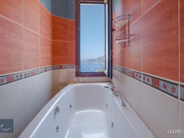 Kalkan koyuna hakim, ana yola bakan 2+1 eşyalı villa satılık - Görsel 8