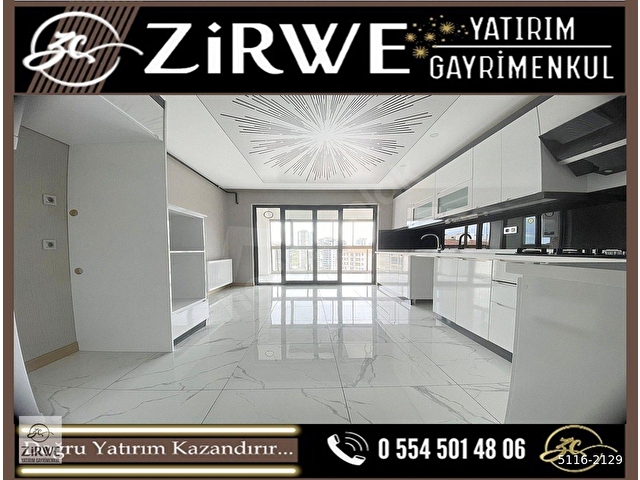ZİRWEDEN MURAT ÇOBNOĞLU CADDESİ YAKINI 14.KAT KİRALIK 4+1 DAİRE