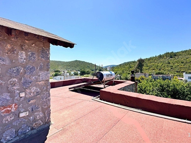 Satılık Meşelik Kuyucak Müstakil Bahçeli Orijinal Taş Villa - Görsel 17