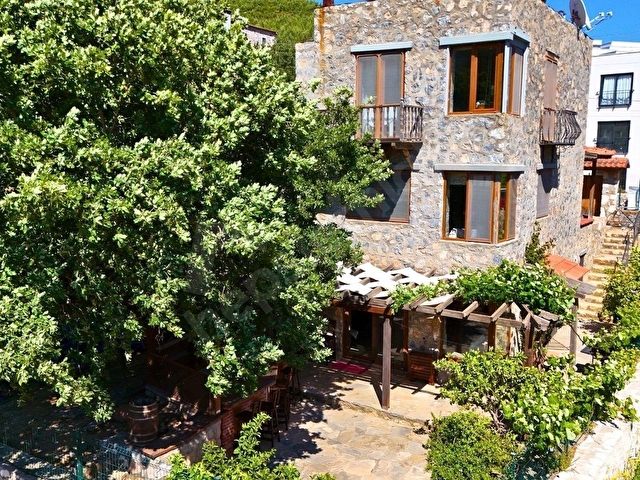Satılık Meşelik Kuyucak Müstakil Bahçeli Orijinal Taş Villa - Görsel 7