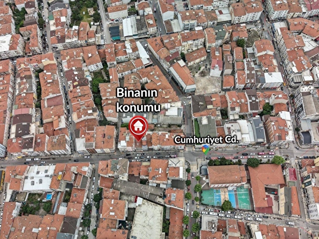 YALOVA MERKEZDE, DÜKKAN+DAİRE KOMPLE 5 KATLI TİCARİ ve KONUTA UYGUN SATILIK BİNA 34.000.000.-TL. - Görsel 5