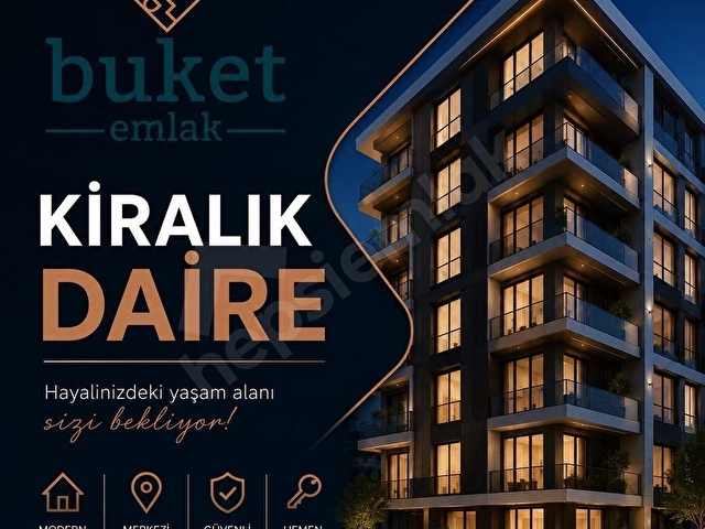 BUKETden EMEKde GENÇ BİNAda KATTA ÖN 3+1