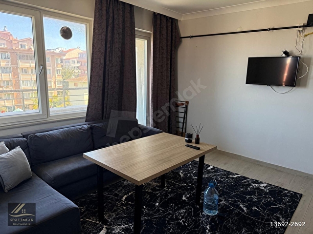 Bandırmada Deniz Manzaralı, Eşyalı 1+1 Kiralık Daire - Görsel 4