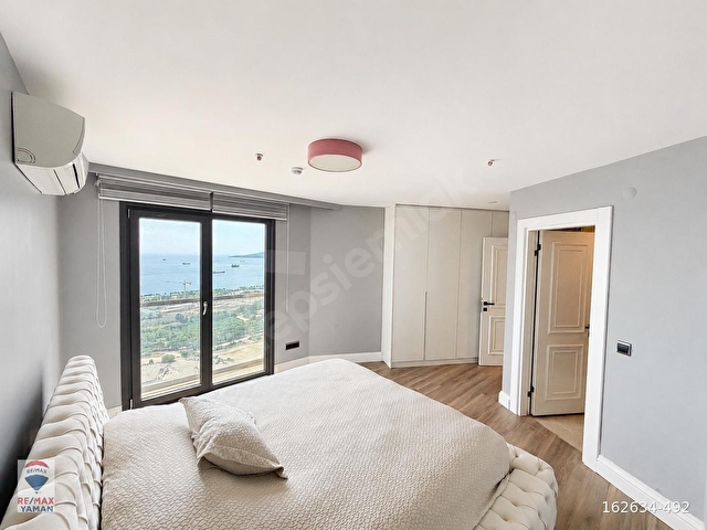 SİTE İÇİNDE 210m2 EŞYALI & DENİZ MANZARALI DUBLEX DAİRE - Görsel 19