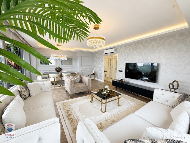 SİTE İÇİNDE 210m2 EŞYALI & DENİZ MANZARALI DUBLEX DAİRE - Görsel 10