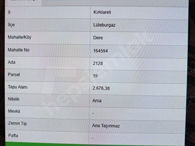 REDSTONE LÜLEBURGAZ DERE MH. SATILIK TİCARİ ARSA - Görsel 2