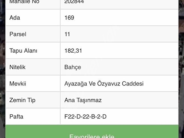ÜMRAMİYE ELMALIKENTDE SATILIK 182 m2 ARSA - Görsel 13