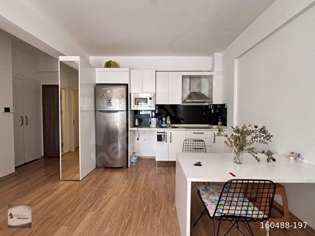 TRUVADAN HAVUZLU SİTEDE EŞYALI KİRALIK 1+1 GENİŞ KULLANIŞLI DAİRE - Görsel 9