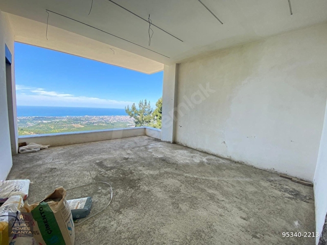ALANYA KIZILCAŞEHİR MAHALLESİNDE SATILIK FULL DENİZ VE ŞEHİR MANZARALI VİLLA - Görsel 18