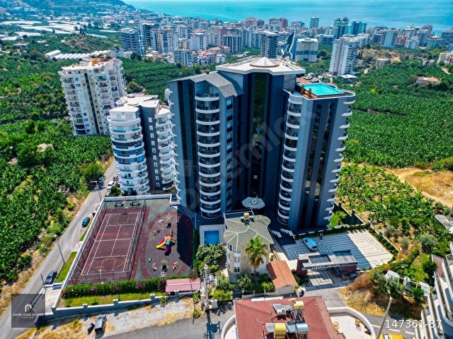 MAHMUTLARDA OTEL KONSEPTİNDE MUHTEŞEM MANZARALI LÜKS EŞYALI 2+1 DAİRE - Görsel 3
