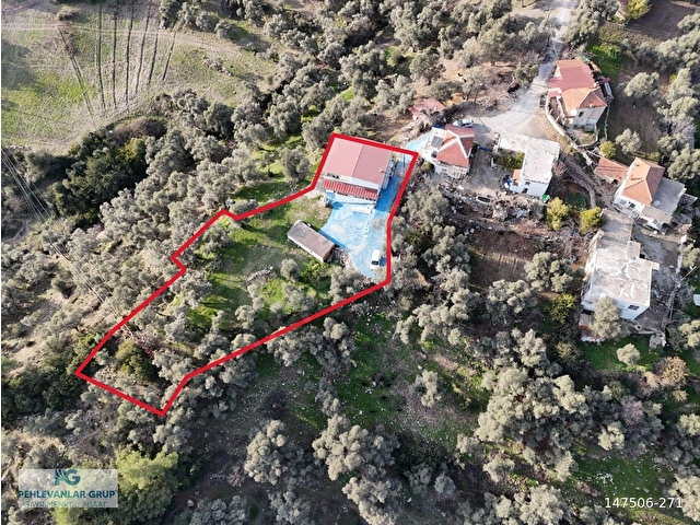 Bodrumda Konut Takaslı 1.143 m² Müstakil Bahçeli, 2 Katlı Ev