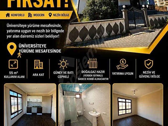 IŞIK GAYRİMENKULDEN İSABEYLİDE SATILIK 1+1 DAİRE