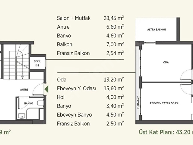 NATURA İNCEKTE SATILIK 2+1 A TİPİ DUBLEKS DAİRE - Görsel 24