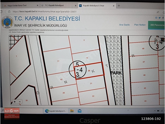 ÇERKEZKÖY KAPAKLIDA SATILIK ARSA - Görsel 2