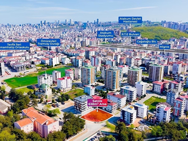 RUHSATI ALINMIŞ 20 ADET 1+1 ve 160 m² DÜKKAN PROJELİ ARSA - Görsel 17