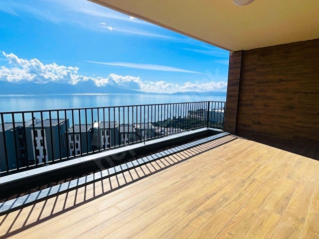 Full Deniz Manzaralı Satılık Daire, Havuzlu Site | Kuşadası - Görsel 16