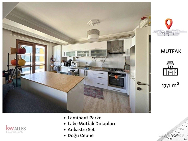 ALLESten BATIKENTte 3+1 ÇİFT BALKONLU/ KAPALI GARAJLI DAİRE - Görsel 10