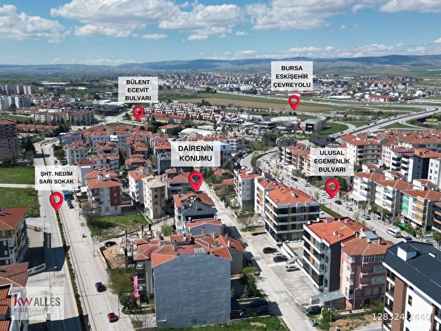 ALLESten BATIKENTte 3+1 ÇİFT BALKONLU/ KAPALI GARAJLI DAİRE - Görsel 3