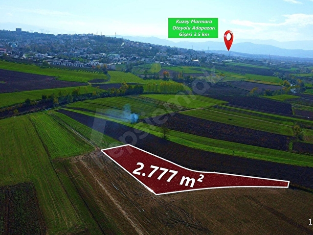 REMAX MAVİDEN ADAPAZARI KAYRANCIKTA 2777 M2 SATILIK TARLA - Görsel 6