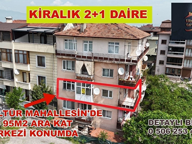 ERHAN KESKİNDEN KÜLTÜRDE 2+1 KİRALIK DAİRE