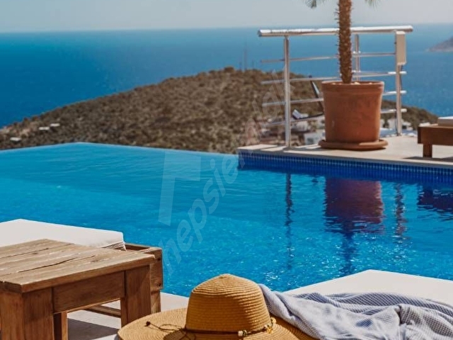 Günlük Kiralık 4 Odalı Villa - Antalya Kaş Kalkan Mahallesi - 8 Kişi Kapasiteli - Görsel 10