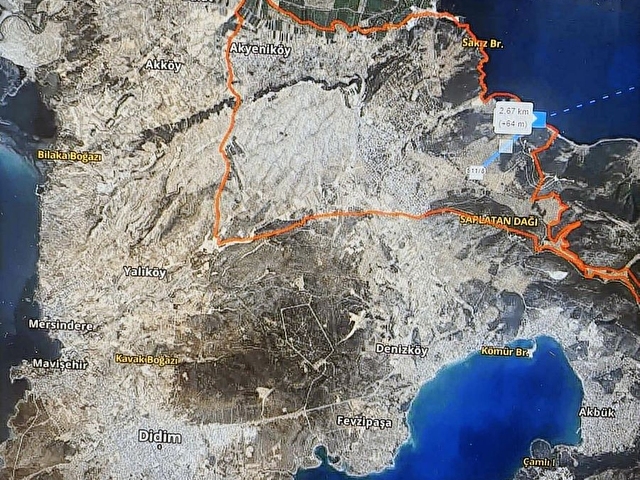 aydın didimde satılık imarlı tek tapu arsa - Görsel 12