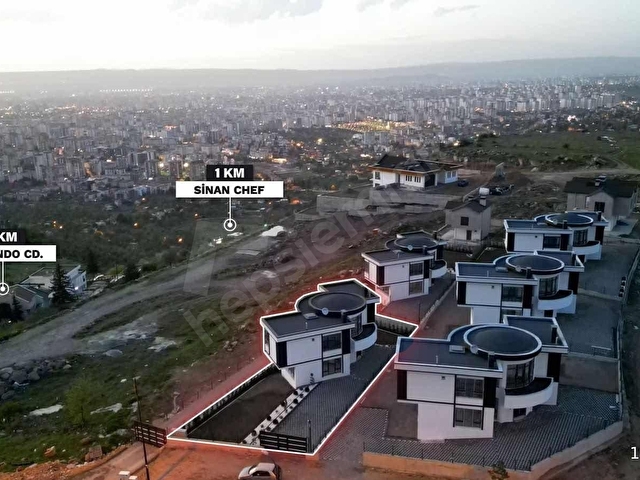 ATA GRUP| SATILIK EMSALSİZ MANZARALI YUKARI TALASTA 5+1 VİLLA - Görsel 8