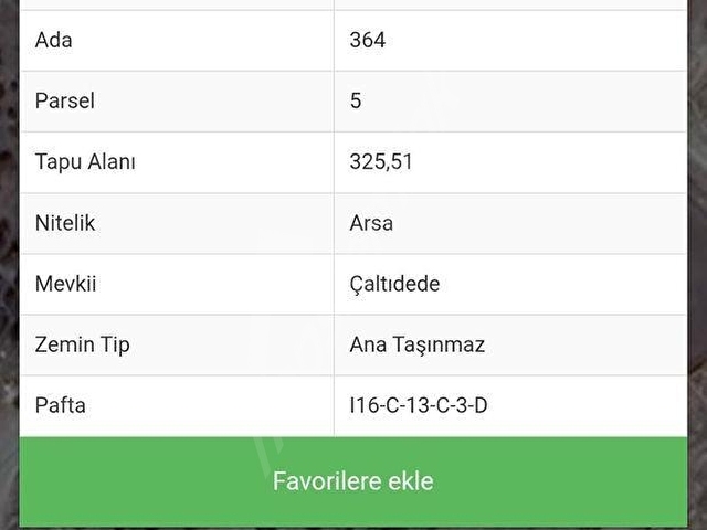 DERONASTAN AYVACIK HAMDİBEY MAH. SATILIK 325 M2 İMARLI ARSA - Görsel 4