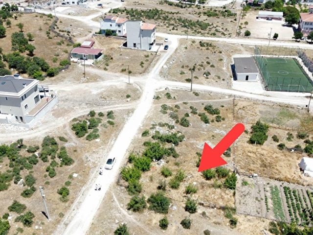 DERONASTAN AYVACIK HAMDİBEY MAH. SATILIK 325 M2 İMARLI ARSA - Görsel 9