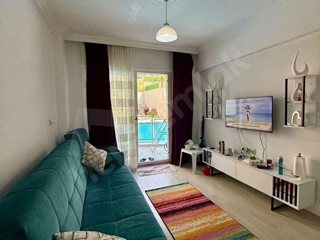 DEĞİRMENDERE MAH DE HAVUZ CEPHELİ EŞYALI SATILIK 1+1 DAİRE !! - Görsel 20